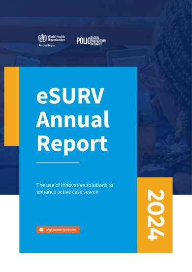 eSURV Annual Report - The use of innovative solutions to enhance active case search 
